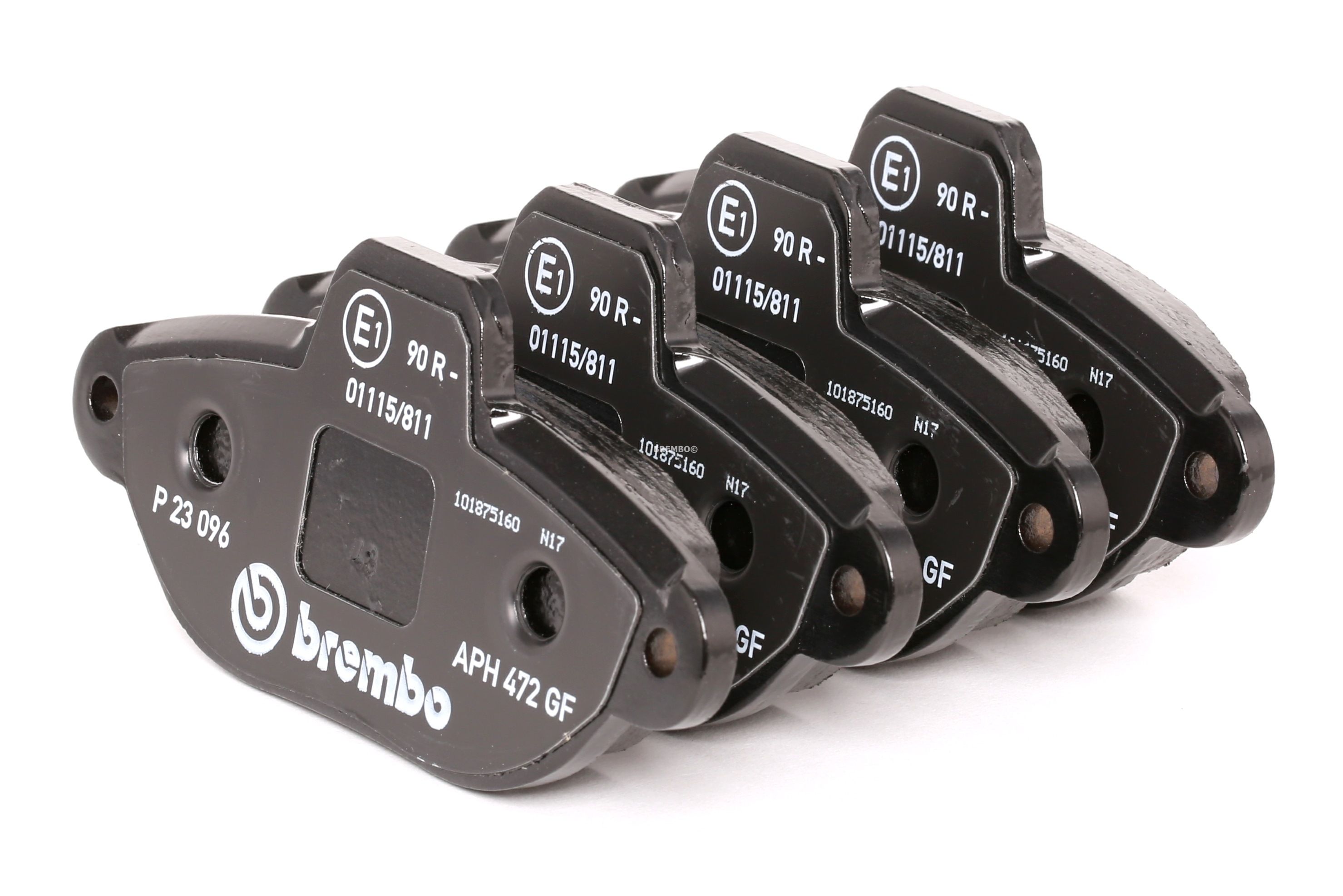 Поръчайте BREMBO Комплект спирачно феродо, дискови спирачки Продукт No.: P 23 096 на ниската цена от 26,79 лв.