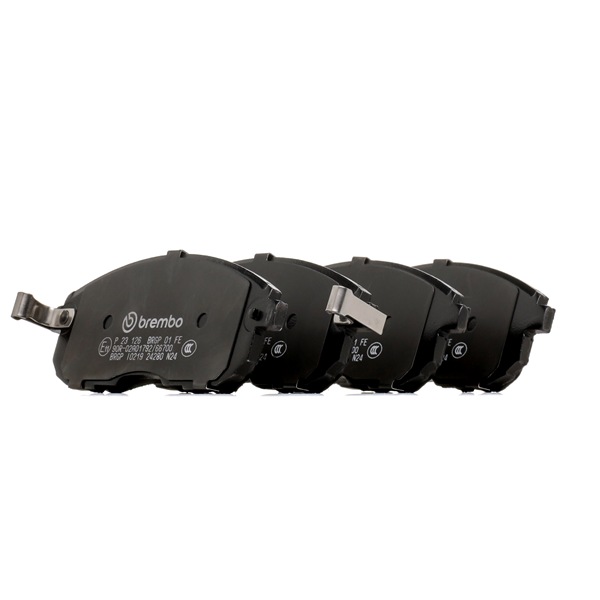 OE Bremssteine FIAT SEDICI 2006 24280, 24281, 41060AU091 von BREMBO