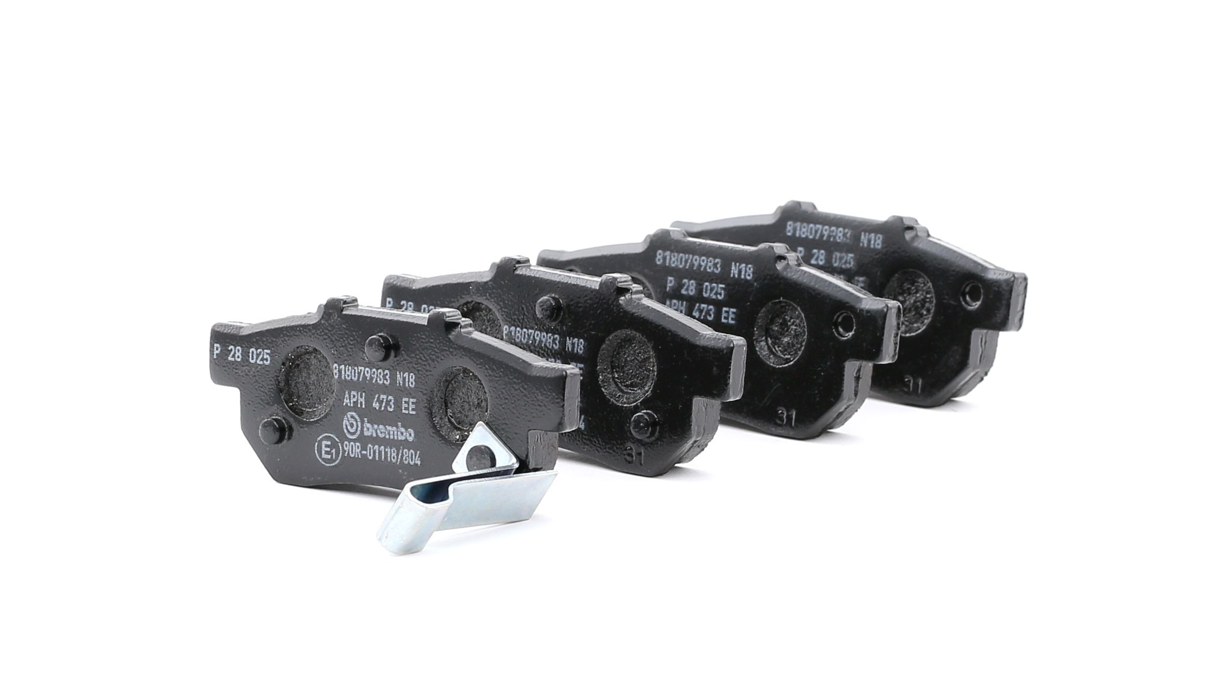 Køb BREMBO Bremseklodser Produktnummer.: P 28 025 til den lave pris af 238,55 kr.