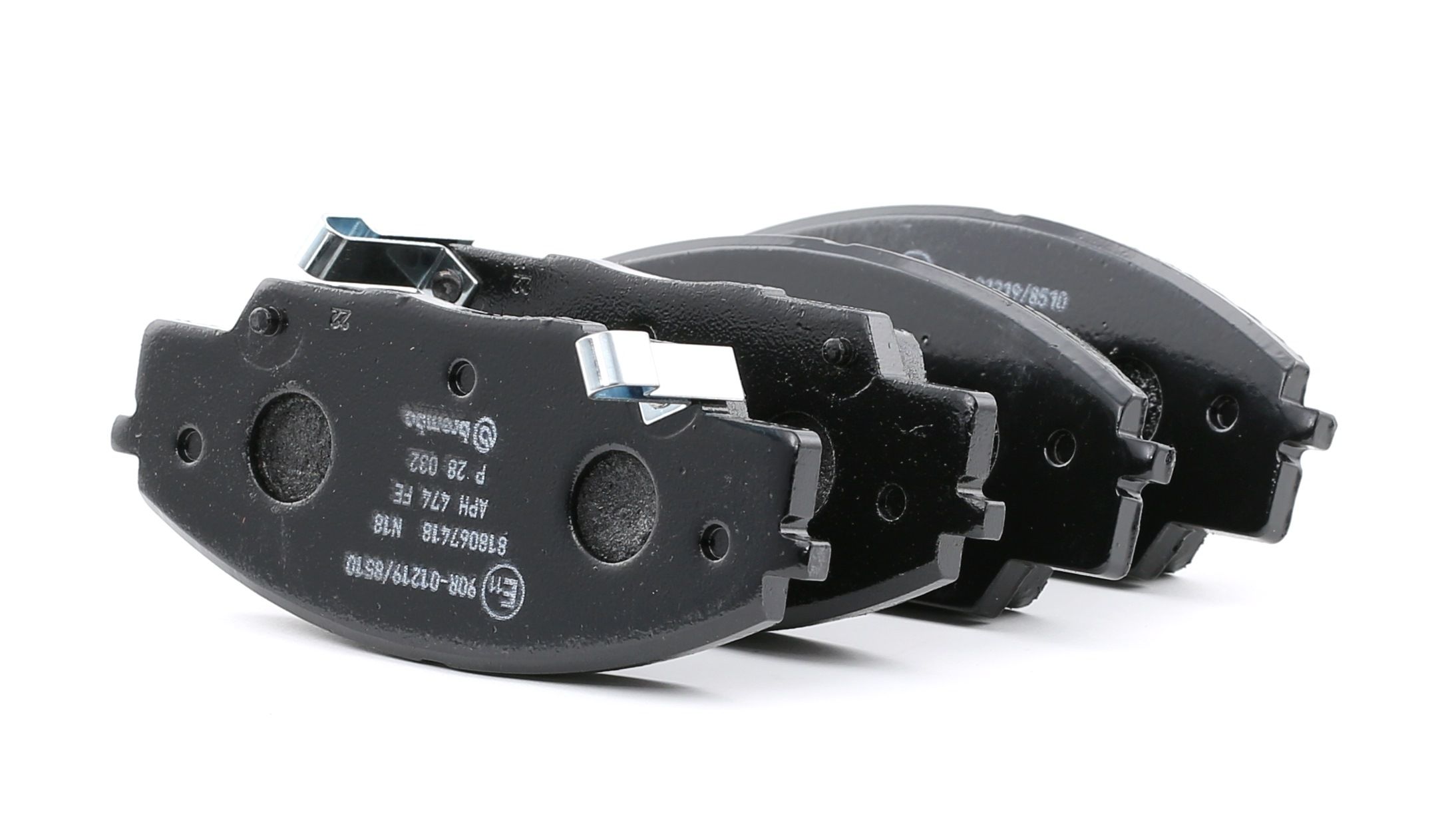 Kjøp BREMBO Bremseklosser Product No .: P 28 032 for den lave prisen av 498,55 kr