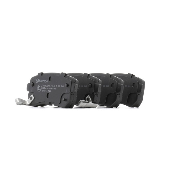 OEM Set plăcuțe de frână Hyundai i20 pb 2014 24950, 583021JA30, 583021JA31 BREMBO