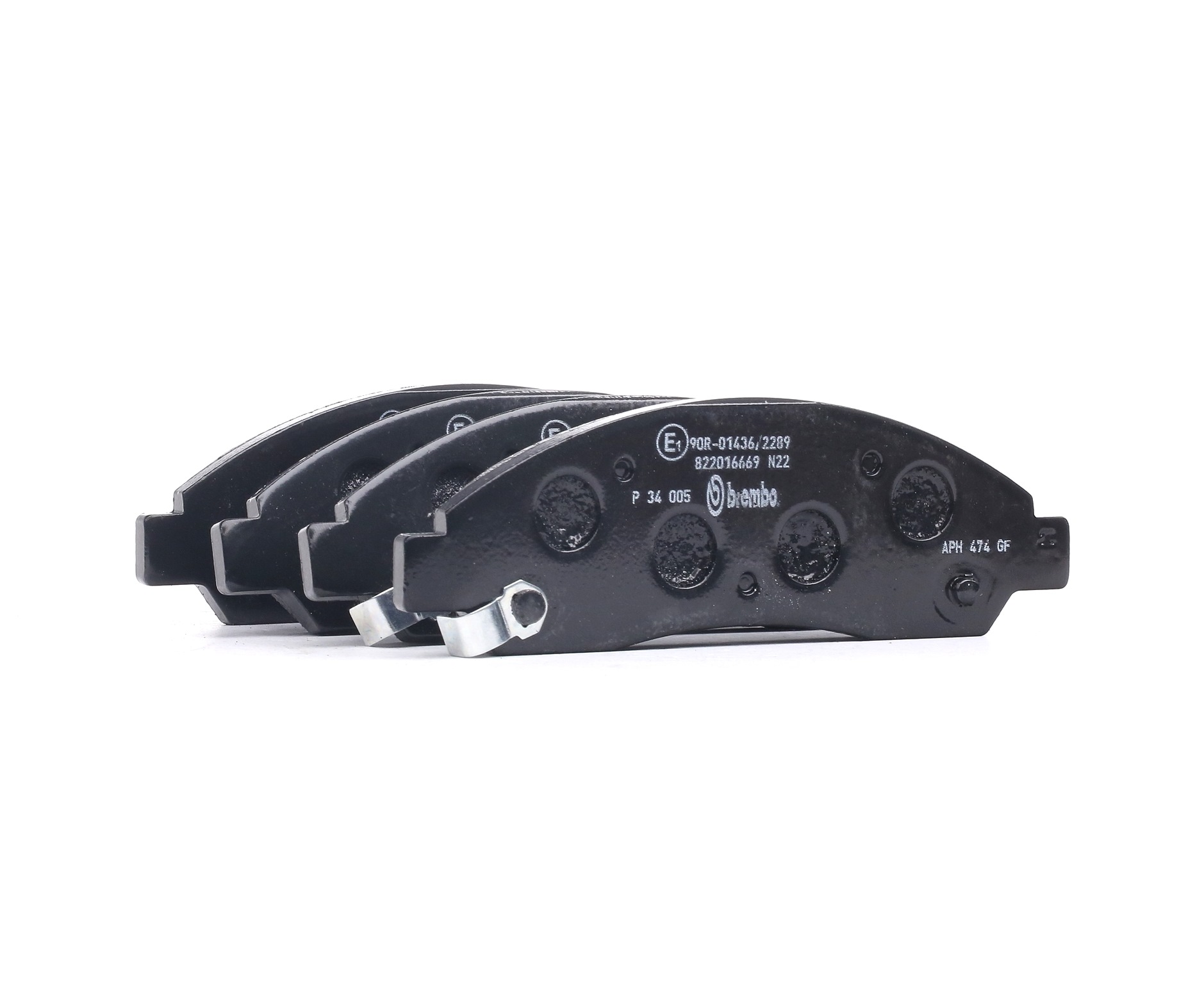 BREMBO Bremsbeläge Produkt Nr.: P 34 005 zum unschlagbaren Preis von 36,16 € erstehen