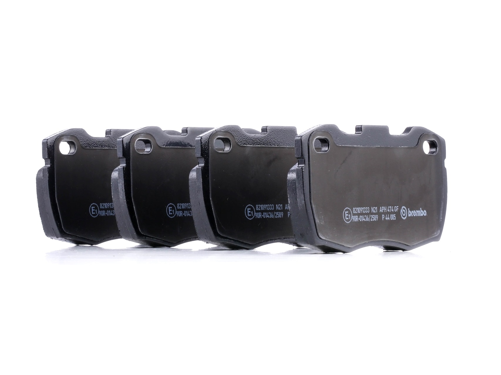 Įsigykite BREMBO Stabdžių kaladėlės Prekės Nr.: P 44 005 už žemiausią 30,70 € kainą