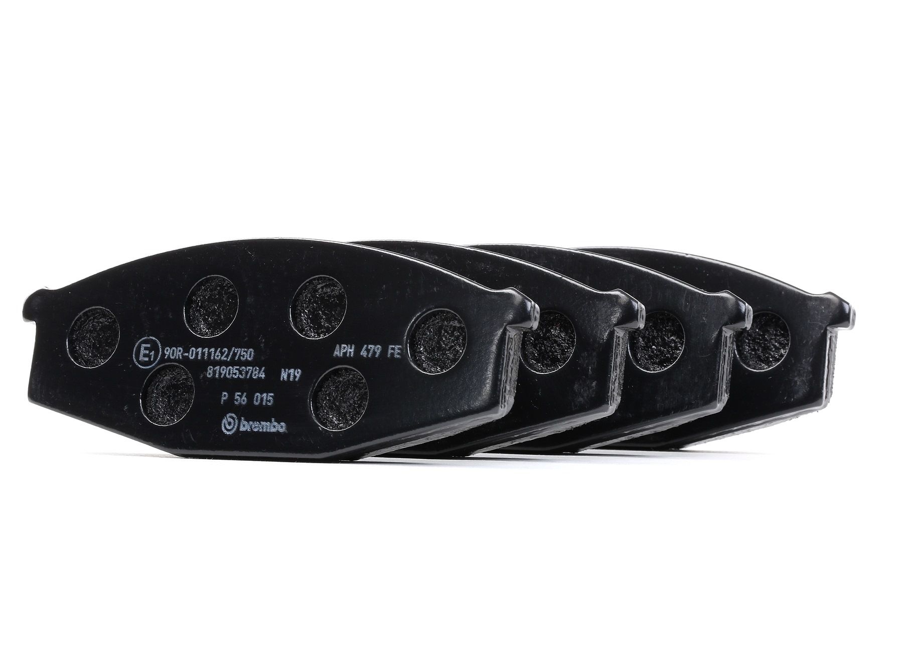 Įsigykite BREMBO Stabdžių kaladėlės Prekės Nr.: P 56 015 už žemiausią 25,37 € kainą