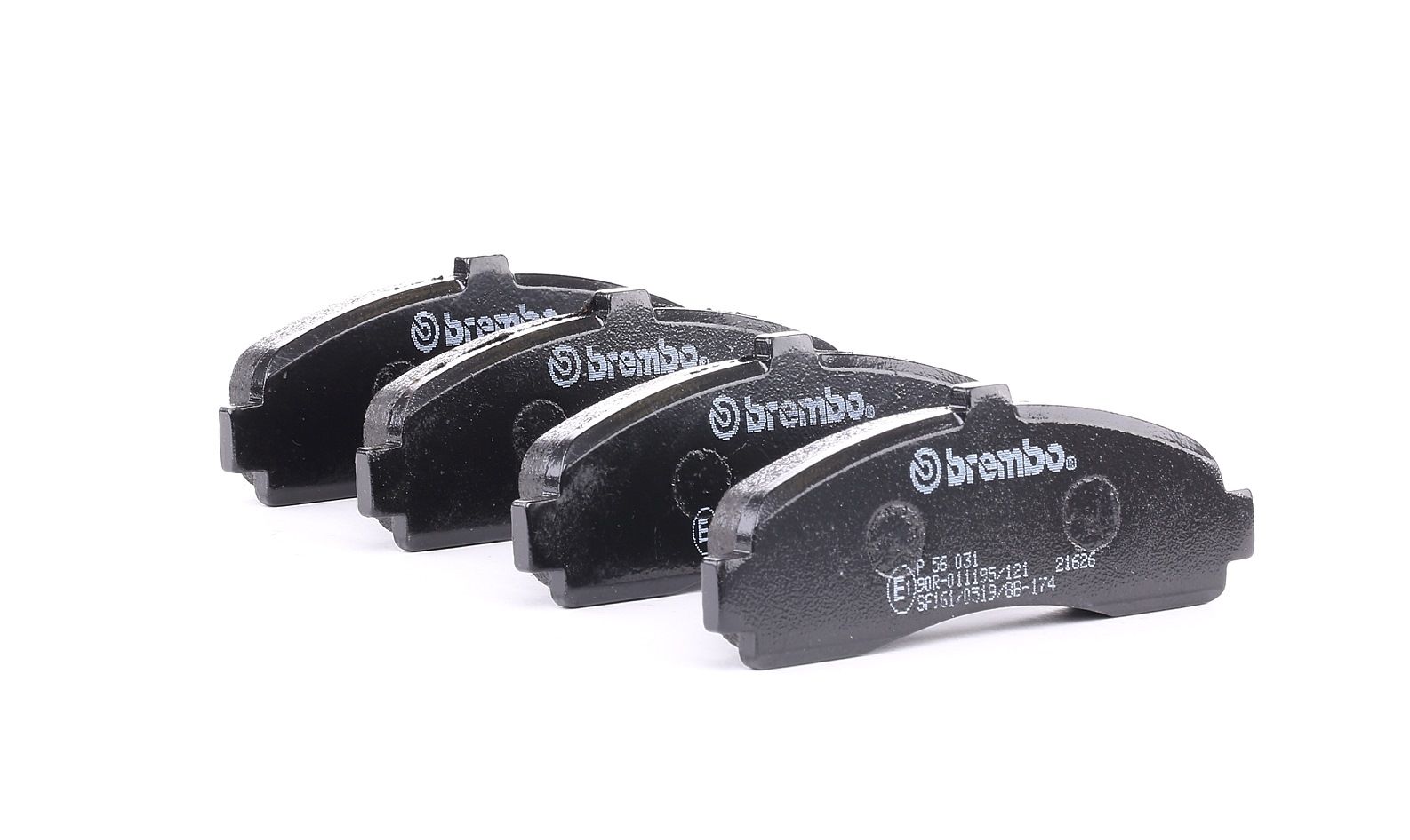 Įsigykite BREMBO Stabdžių kaladėlės Prekės Nr.: P 56 031 už žemiausią 18,57 € kainą