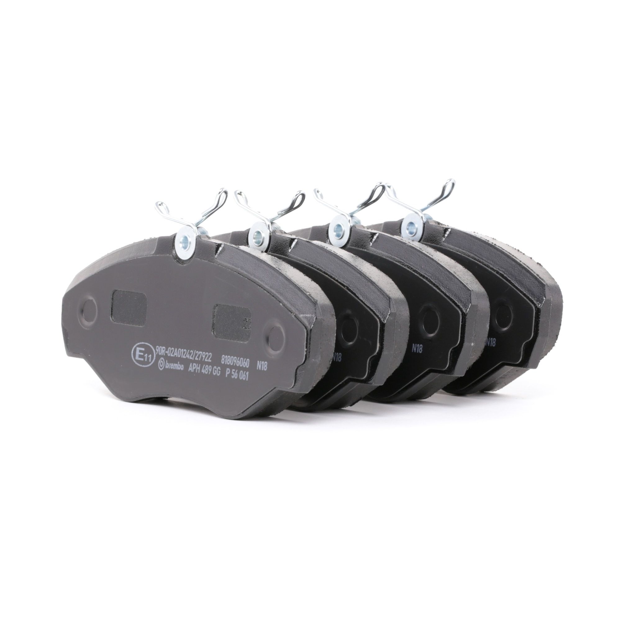 Поръчайте BREMBO Комплект спирачно феродо, дискови спирачки Продукт No.: P 56 061 на ниската цена от 53,17 лв.