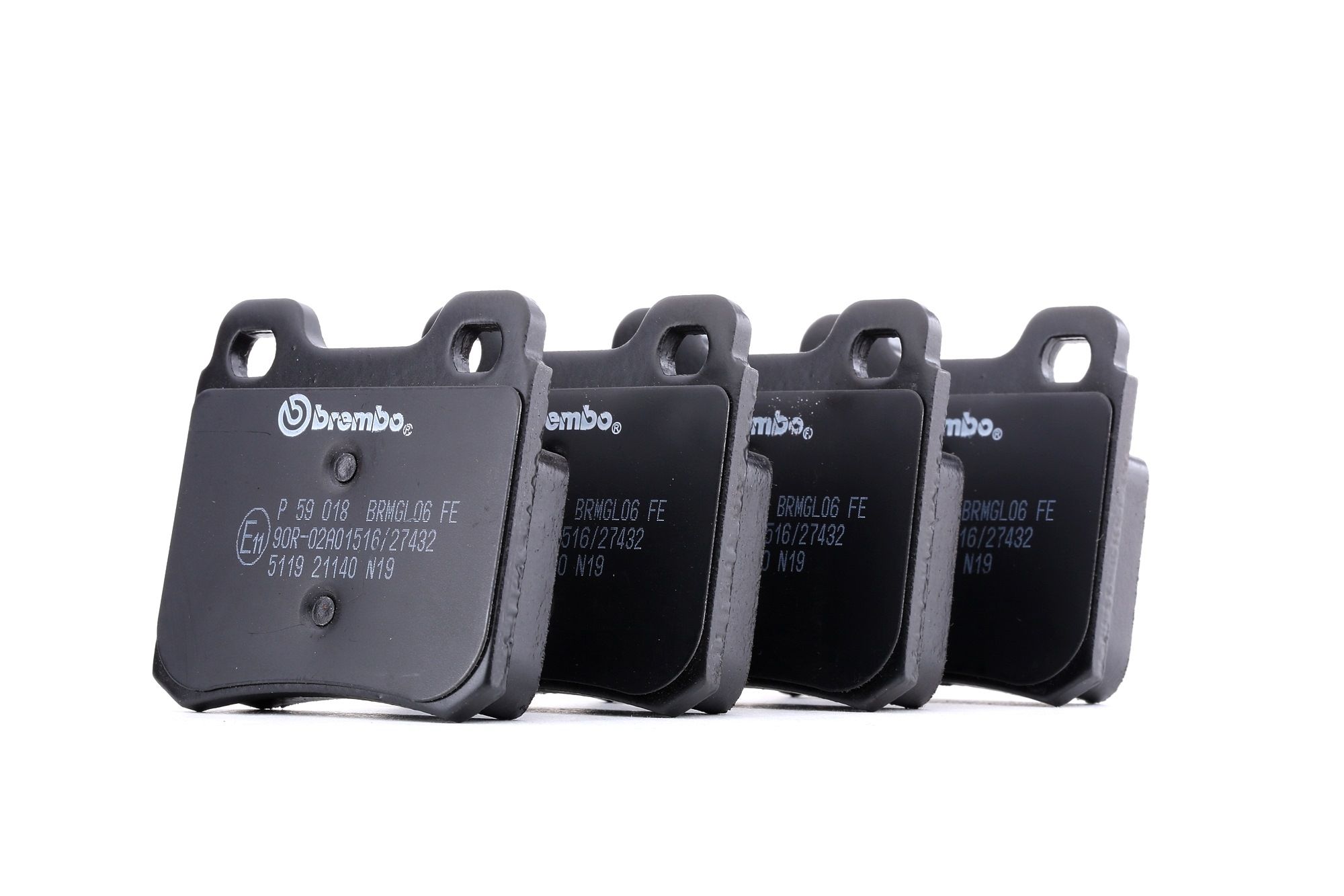 Įsigykite BREMBO Stabdžių kaladėlės Prekės Nr.: P 59 018 už žemiausią 24,27 € kainą
