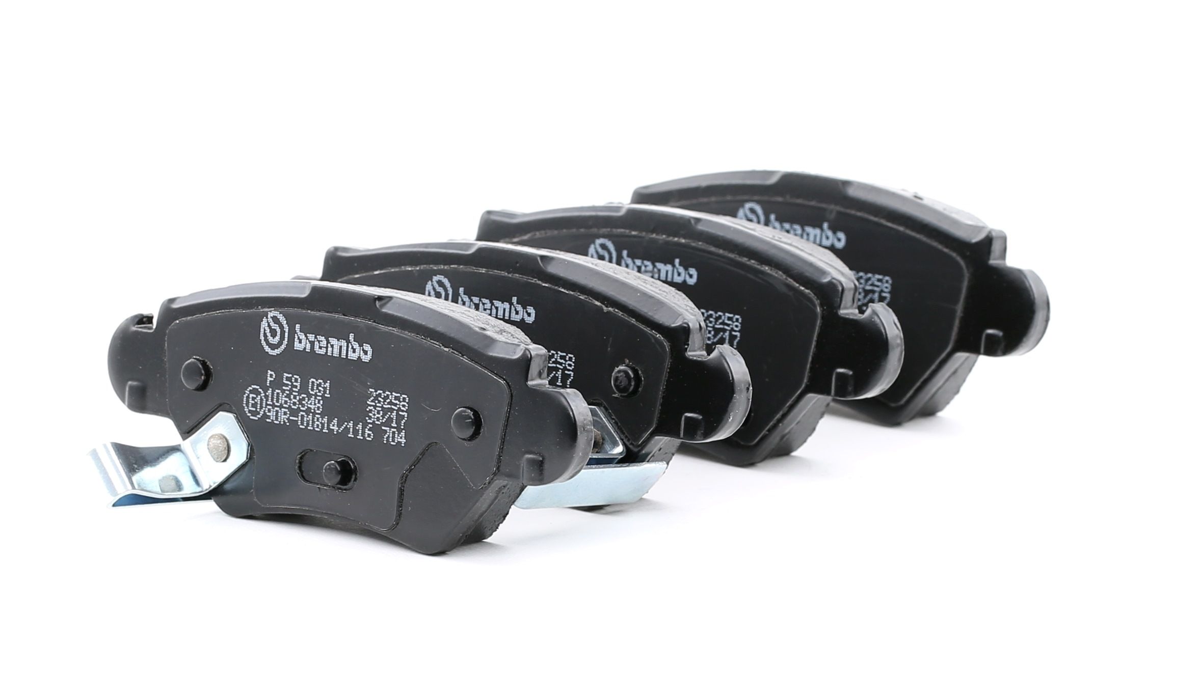 Köp BREMBO Bromsbelägg Produktnummer: P 59 031 till det förmånliga priset av 365,27 kr