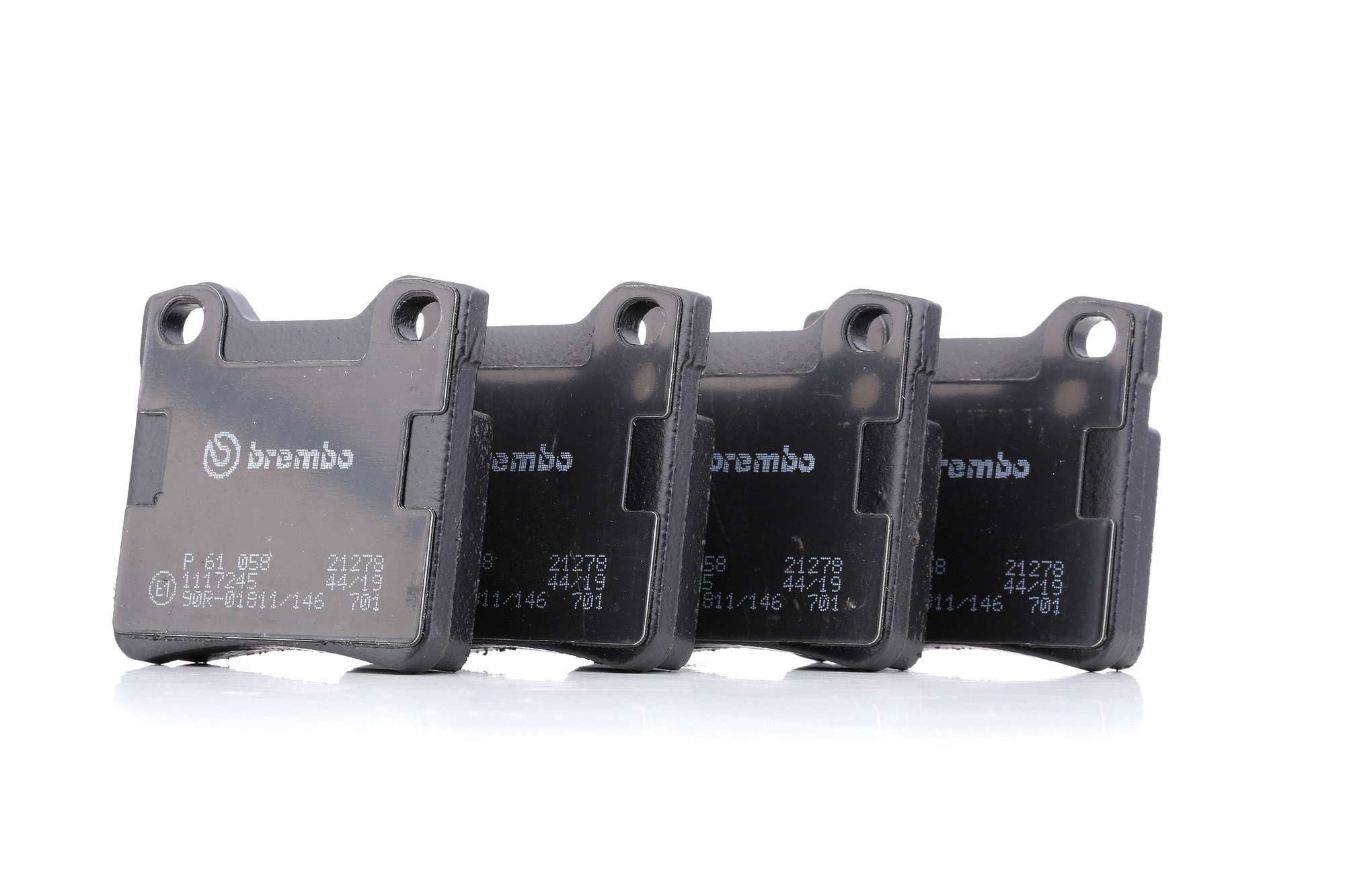 Įsigykite BREMBO Stabdžių kaladėlės Prekės Nr.: P 61 058 už žemiausią 28,12 € kainą
