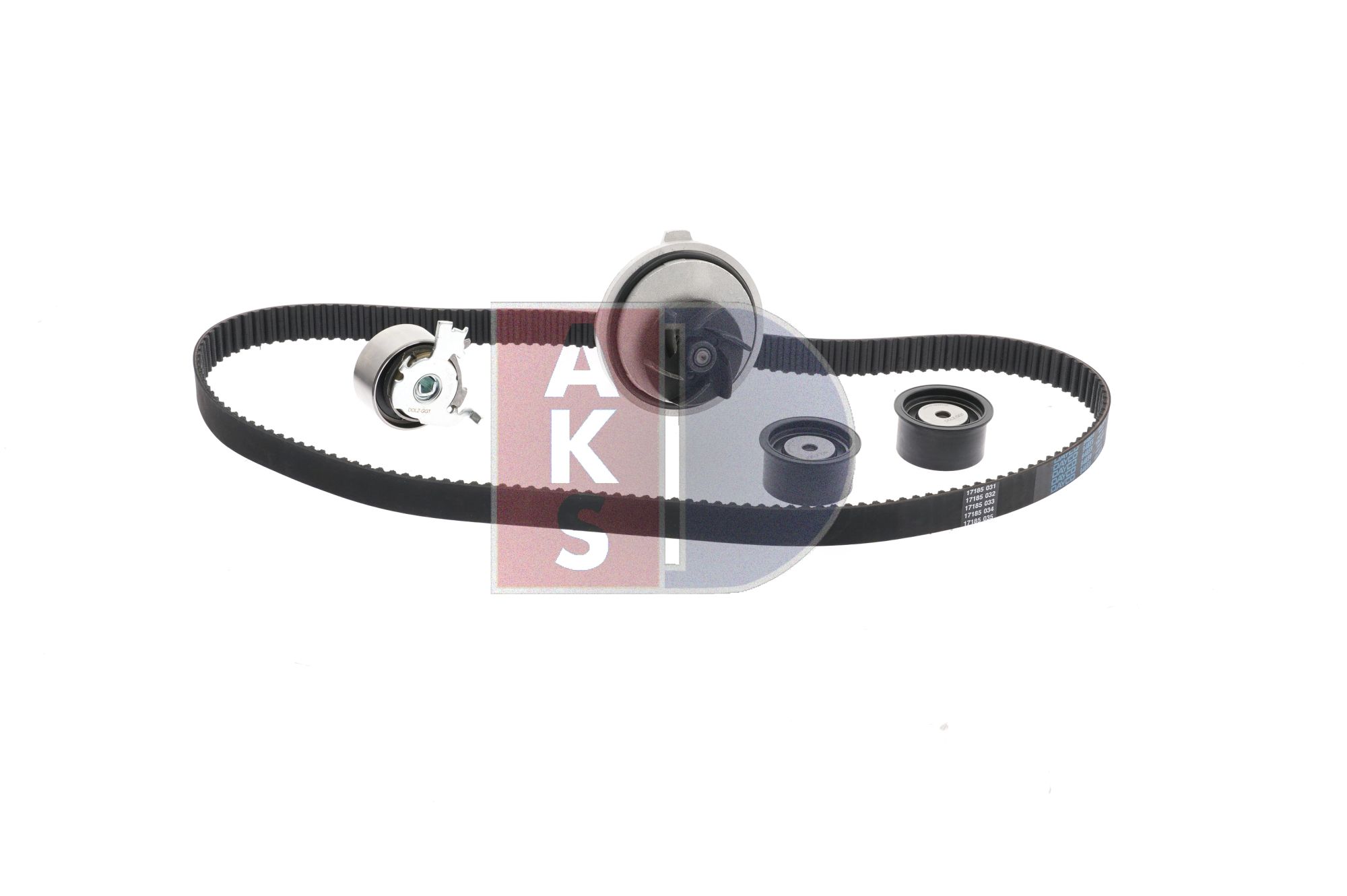 Įsigykite AKS DASIS Vandens siurblio ir paskirstymo diržo komplektas Prekės Nr.: 570310N už žemiausią 106,44 € kainą