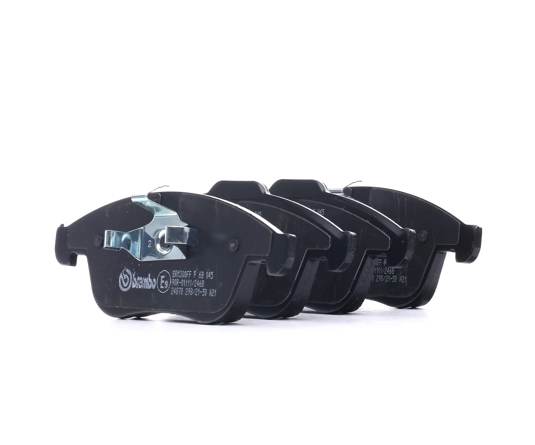 Įsigykite BREMBO Stabdžių kaladėlės Prekės Nr.: P 68 045 už žemiausią 30,81 € kainą