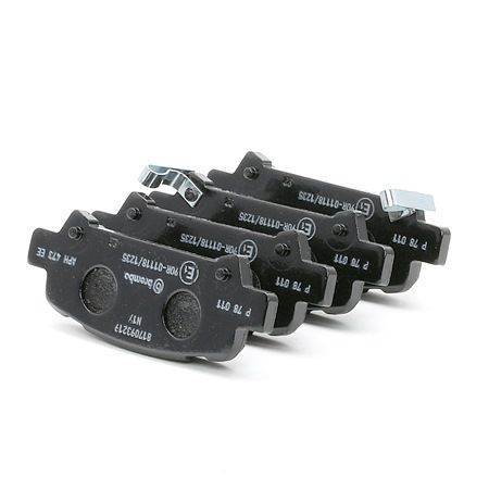 Bremsbeläge SUBARU in Original Qualität 26296FC002, 26692AE040, 26696AE000 von BREMBO