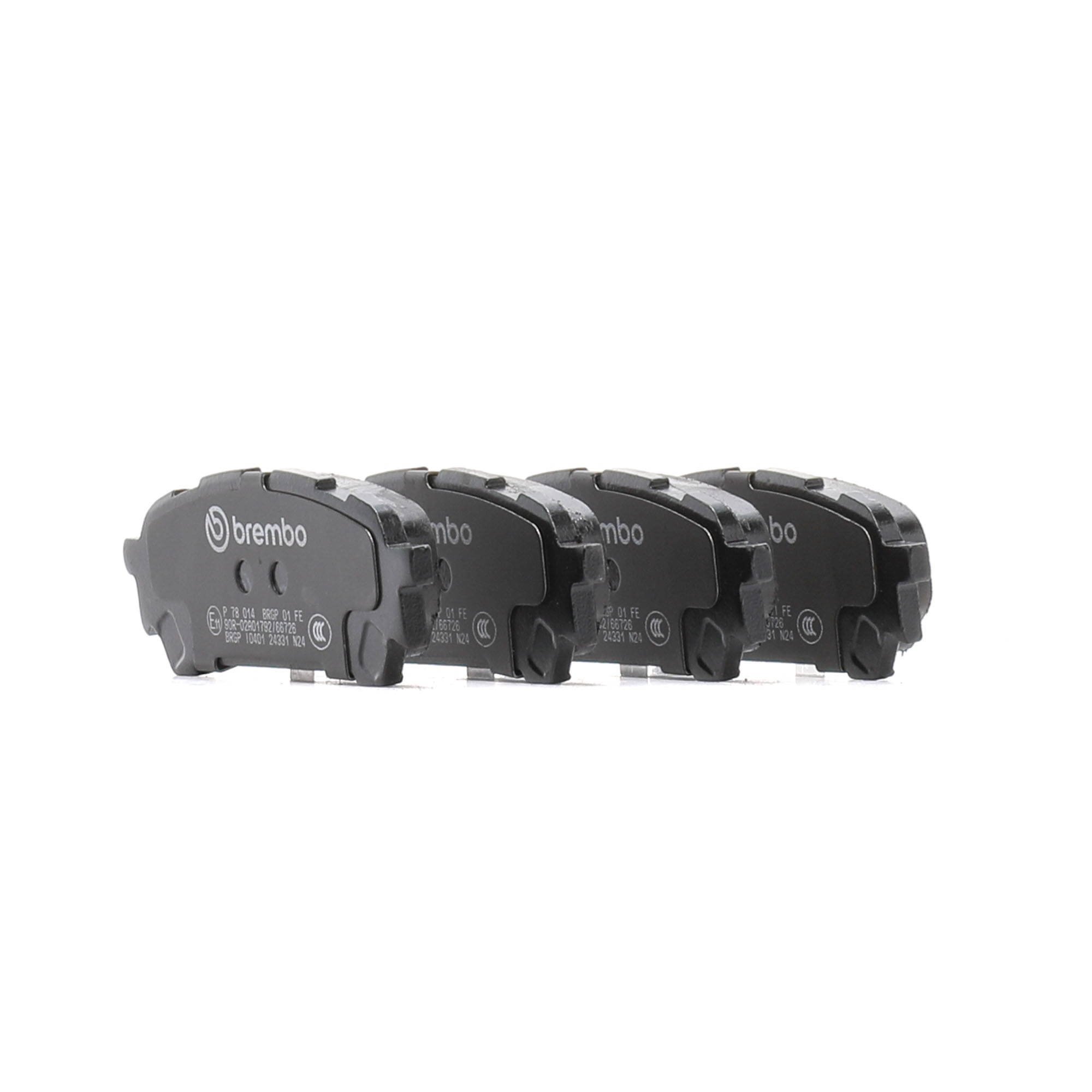 Köp BREMBO Bromsbelägg Produktnummer: P 78 014 till det förmånliga priset av 400,89 kr