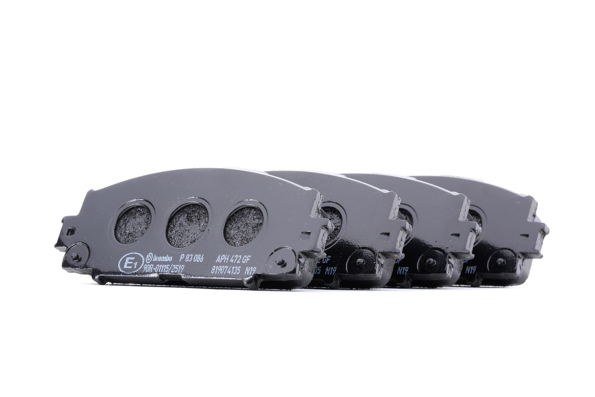 Köp BREMBO Bromsbelägg Produktnummer: P 83 086 till det förmånliga priset av 325,02 kr
