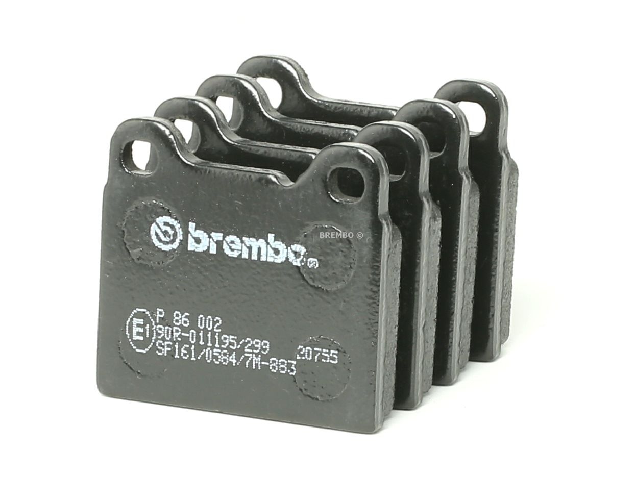 BREMBO Bremsbeläge Produkt Nr.: P 86 002 zum unschlagbaren Preis von 19,59 € erstehen
