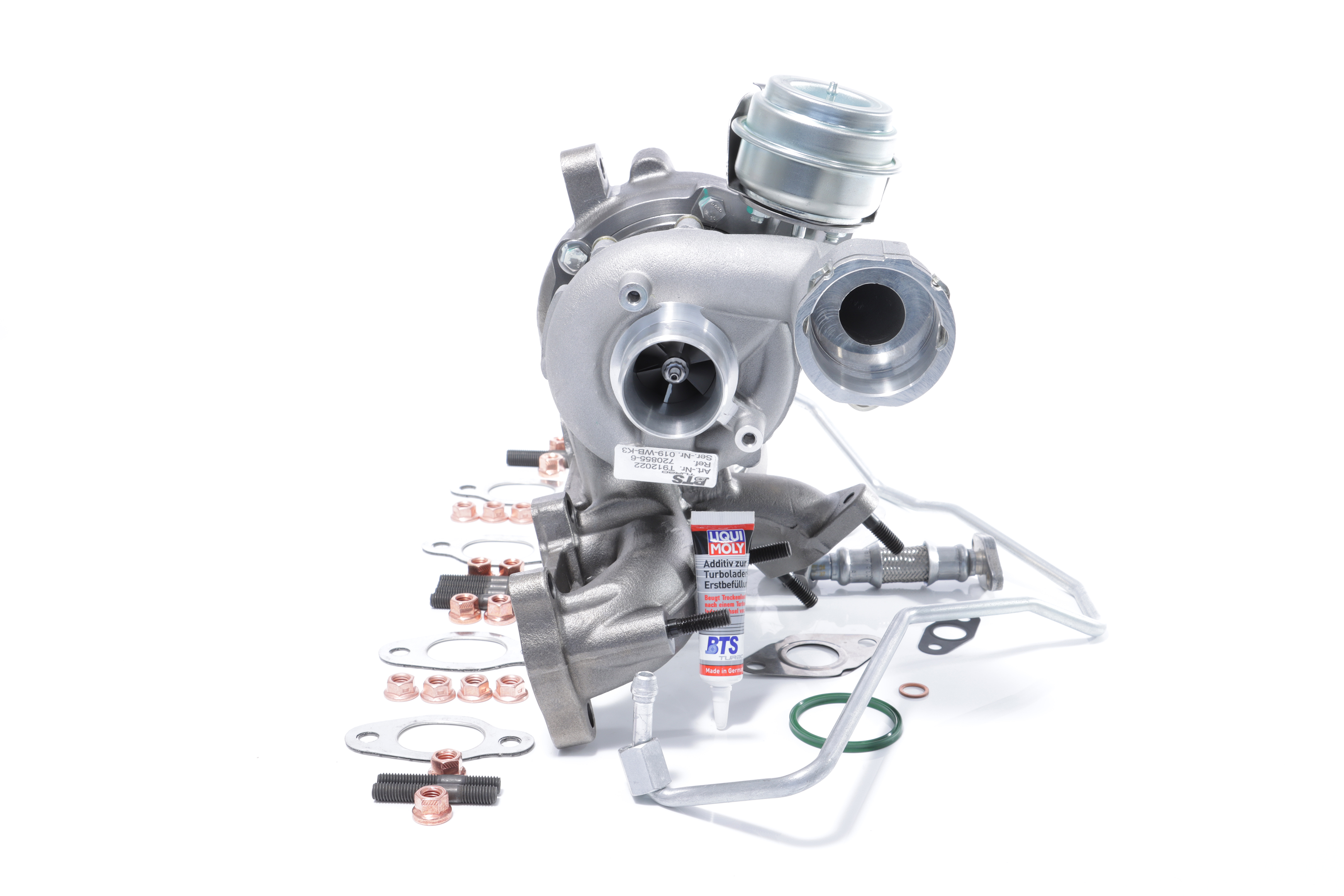 Serienmäßige Turbolader VW 1.9 TDI 4motion 130 PS Diesel 038253016F von BTS TURBO im Web zu besten Konditionen