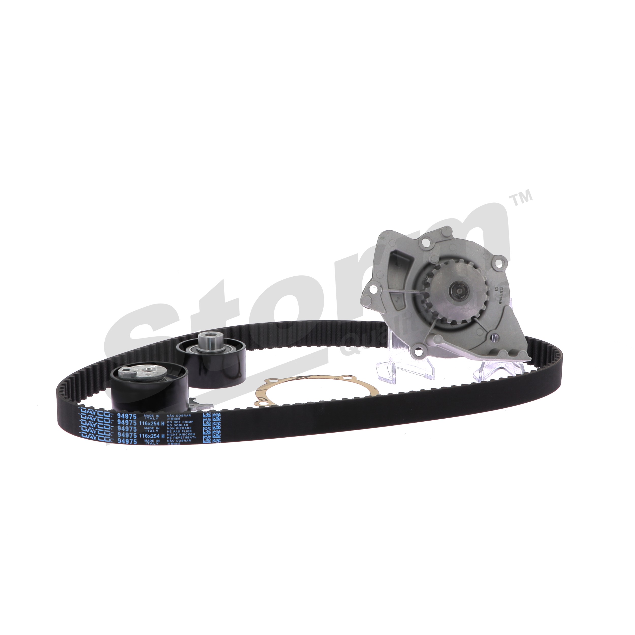Поръчайте STORM QUALITY PARTS Комплект ангренажен ремък с водна помпа Продукт No.: 904595KP на ниската цена от 265,59 лв.