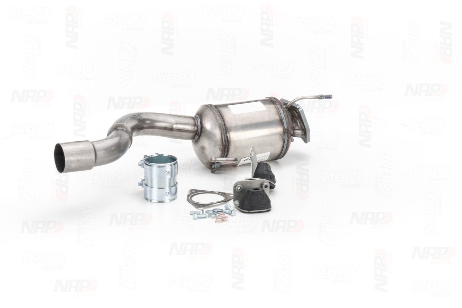 Uitlaatgasfilter PORSCHE in originele kwaliteit 7L8131709D, 7L8254400NX, 95511302360 van NAP carparts