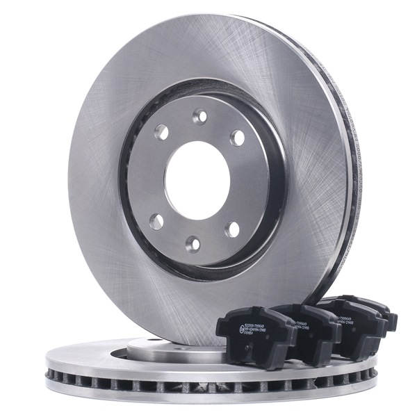 OEM Kit de discos de freno y pastillas CITROËN 1.6 VTi 120 CV Gasolina de RIDEX online a precios inmejorables