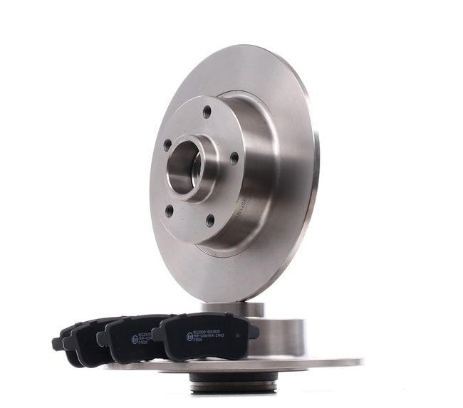 OE Remschijven en blokken, set RENAULT FLUENCE 2011 432006506R, 432007556R, 440603558R van RIDEX
