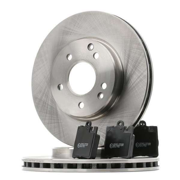 OEM Σετ φρένων, δισκόφρενα MERCEDES-BENZ C 200 CGI 1.8 Kompressor (203.243) 170 PS Βενζίνη από την RIDEX ηλεκτρονικά σε χαμηλές τιμές