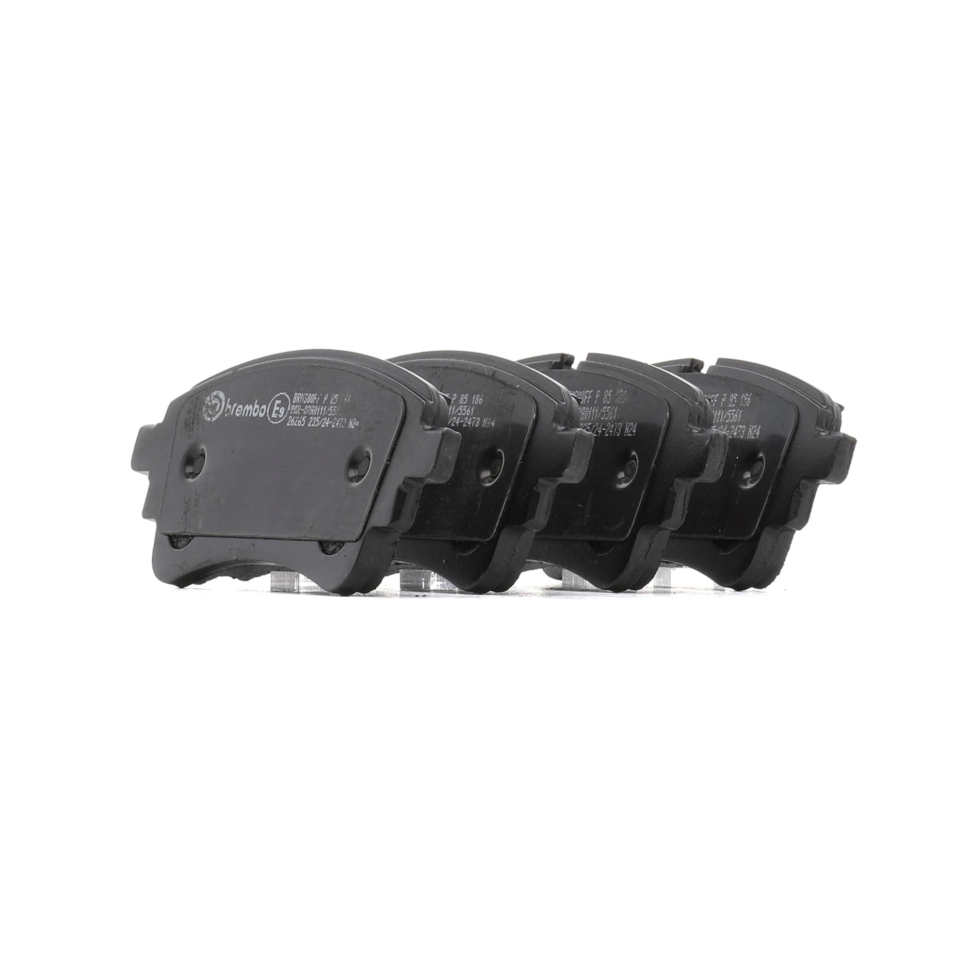 Įsigykite BREMBO Stabdžių kaladėlės Prekės Nr.: P 85 186 už žemiausią 60,23 € kainą