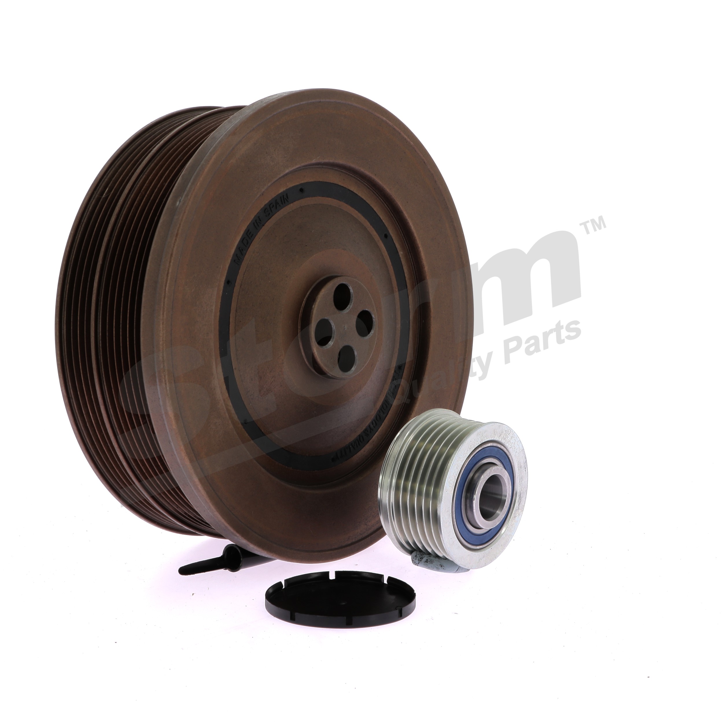 Köp STORM QUALITY PARTS Remskiva, vevaxel Produktnummer: F4296 till det förmånliga priset av 4272,34 kr