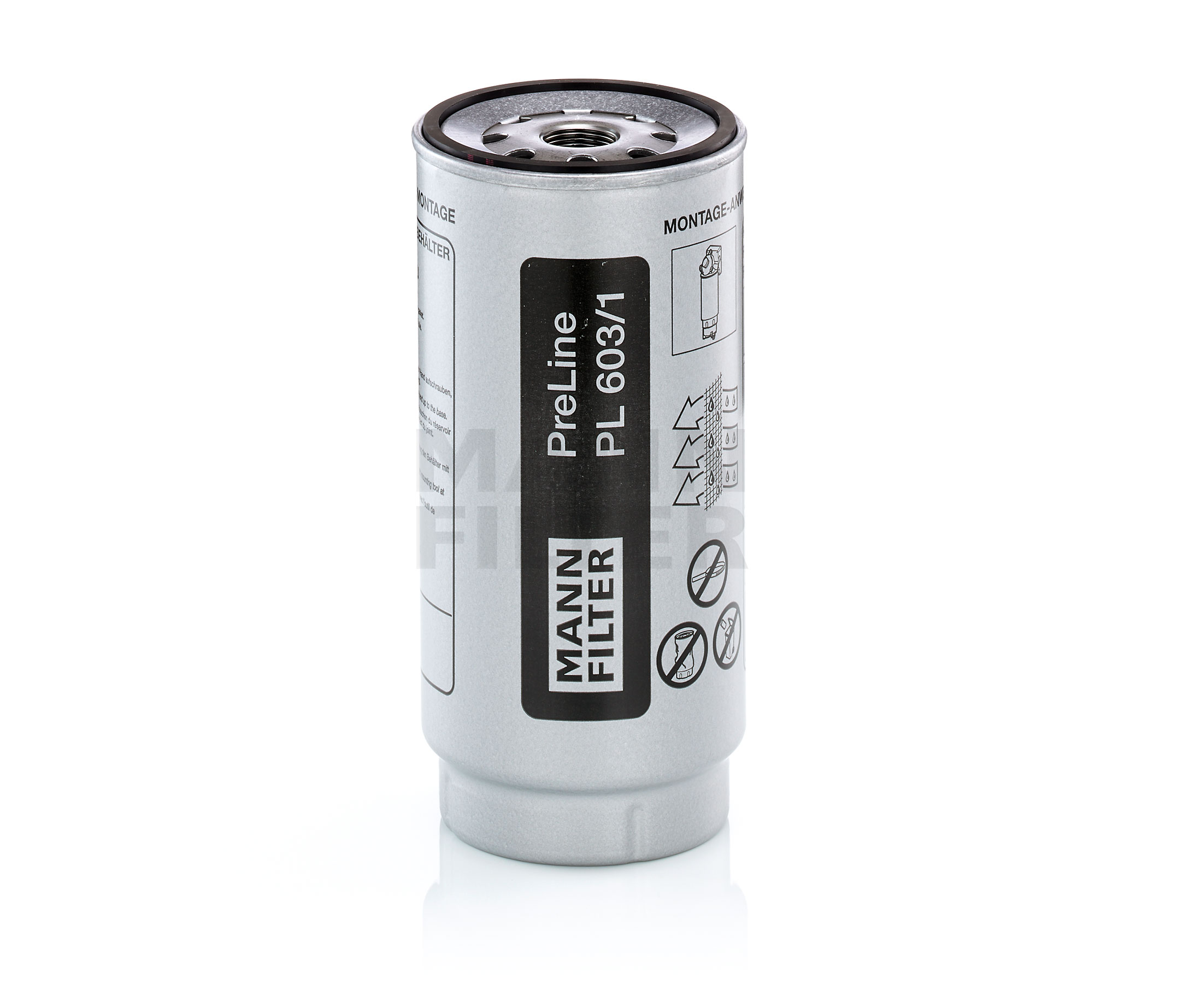 Köp MANN-FILTER Bränslefilter Produktnummer: PL 603/1 x till det förmånliga priset av 904,39 kr
