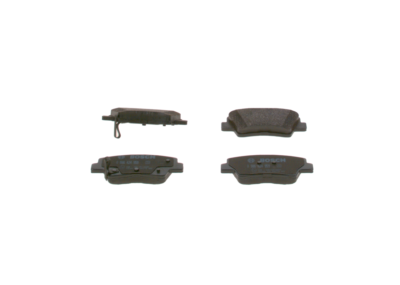 Įsigykite BOSCH Stabdžių kaladėlės Prekės Nr.: 0 986 424 959 už žemiausią 48,74 € kainą