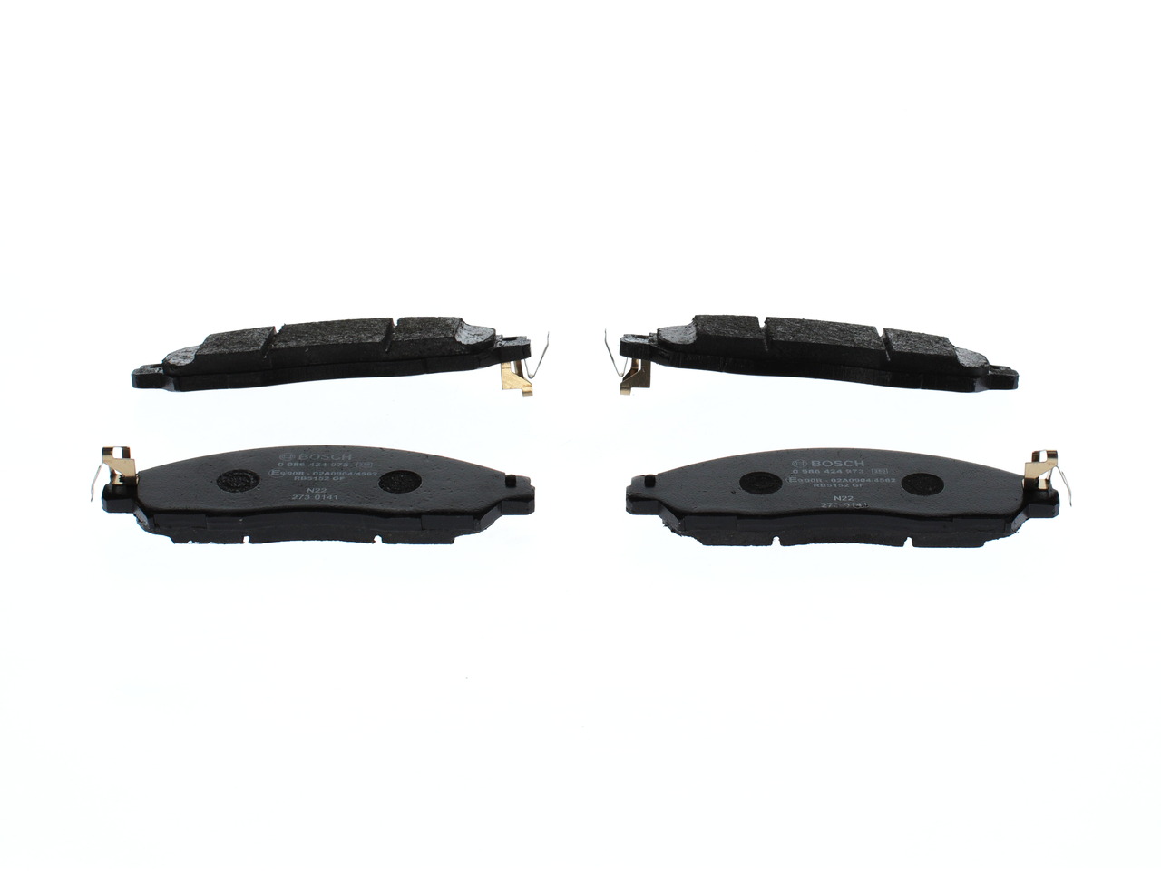 Įsigykite BOSCH Stabdžių kaladėlės Prekės Nr.: 0 986 424 973 už žemiausią 35,97 € kainą