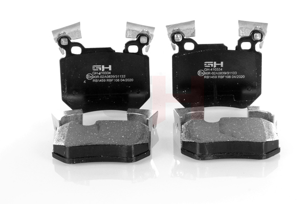 Įsigykite nebrangią originalią Stabdžių kaladėlės GH-410334. sulyginama su 34216791421 OEM numeriais internetu