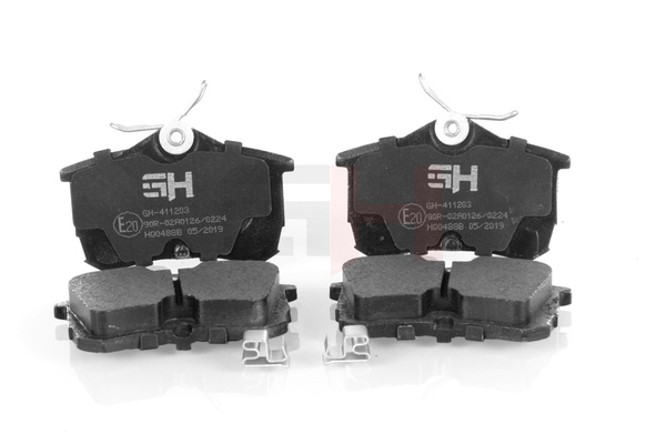 Cumpărați online Plăcuțe de frână GH-411203 original/ă și la un preț mic, compatibil/ă cu nr. OEM 1E0698451A