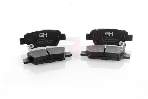 Cumpărați online Plăcuțe de frână GH-411216 original/ă și la un preț mic, compatibil/ă cu nr. OEM B63018400