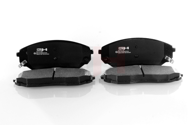 Įsigykite nebrangią originalią Stabdžių kaladėlės GH-411706. sulyginama su 581014AA90 OEM numeriais internetu