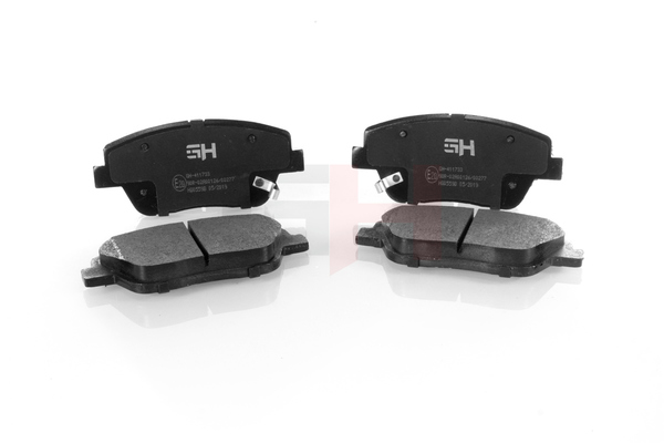 Įsigykite nebrangią originalią Stabdžių kaladėlės GH-411733. sulyginama su 58101F2A00 OEM numeriais internetu