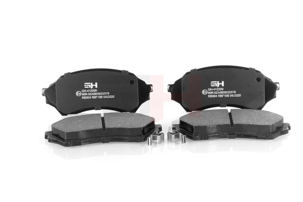 Köp billiga original Bromsbelägg GH-412209 jämförbara med FE6216510 OEM nummer på nätet