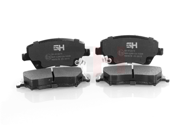 Cumpărați online Plăcuțe de frână GH-412619 original/ă și la un preț mic, compatibil/ă cu nr. OEM D10FM1HA0A