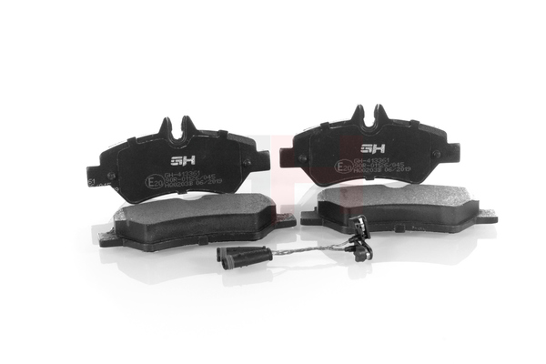 Billige Hersteller-Bremsbeläge GH-413361 vergleichbar mit 2E0698451H OEM-Nr im Web einkaufen