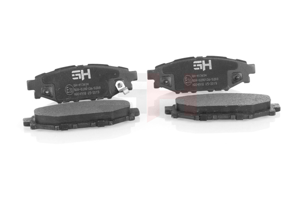 Įsigykite nebrangią originalią Stabdžių kaladėlės GH-413634. sulyginama su SFP500045 OEM numeriais internetu