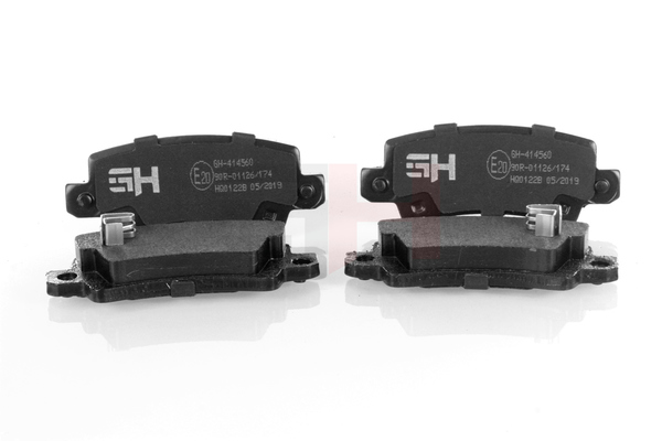 Купете евтино Комплект спирачно феродо, дискови спирачки GH-414560 отговаряща на OEM номер 446602160 онлайн