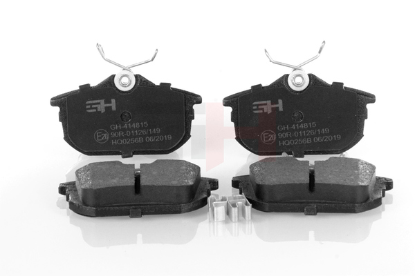 Cumpărați online Plăcuțe de frână GH-414815 original/ă și la un preț mic, compatibil/ă cu nr. OEM E172124