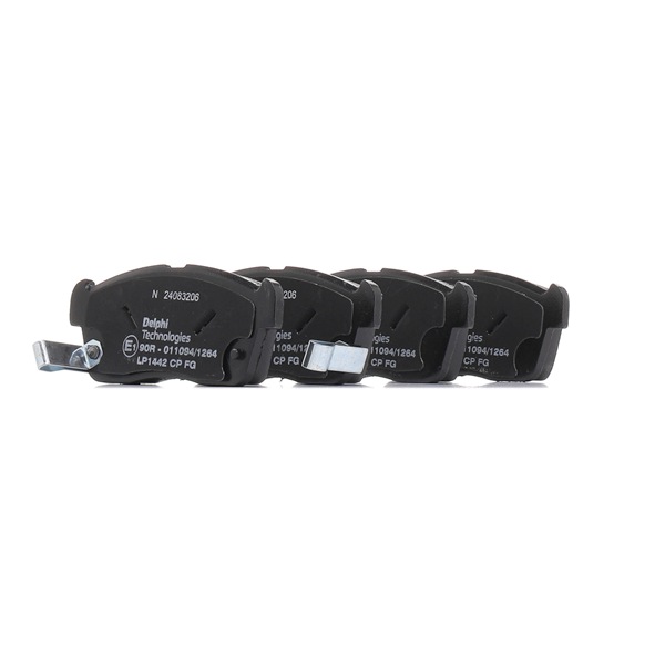 OE TOYOTA bB 2007 Takajarrupalat ja etujarrupalat 04465B1010, 04465B1010000, 04465B1020 merkiltä DELPHI