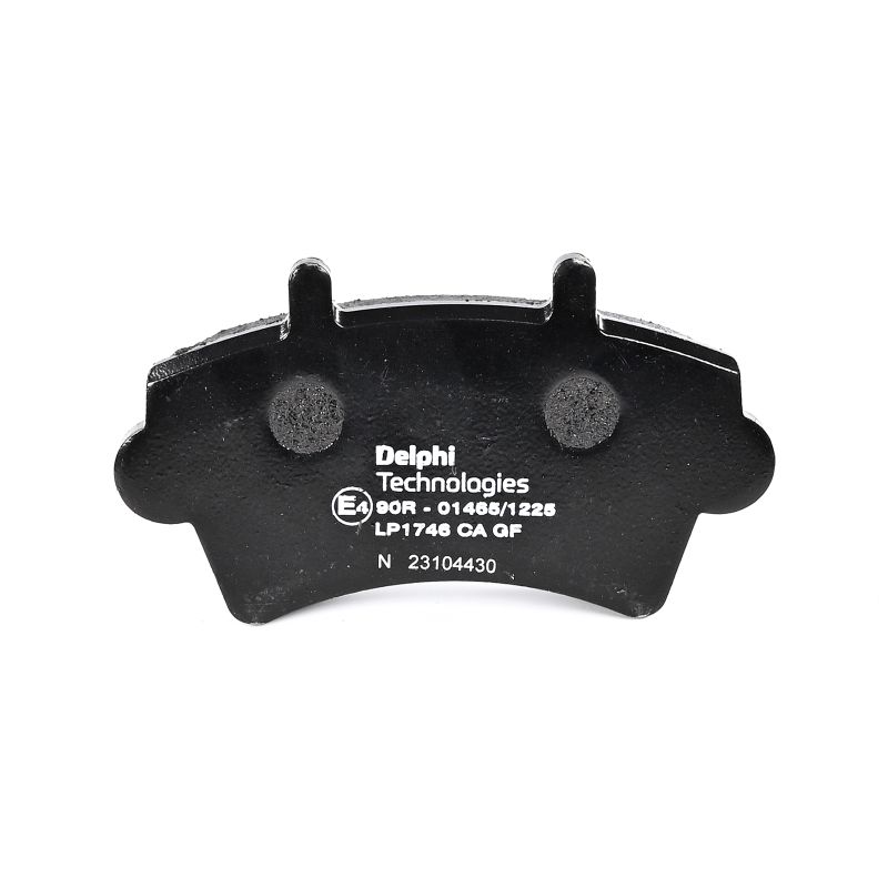 OEM Stabdžių kaladėlės RENAULT MASTER PRO plokščiadugnis / važiuoklė HH__, UH__ 1605210, 1605980, 1617258880 iš DELPHI - sutaupykite su mūsų žemomis kainomis