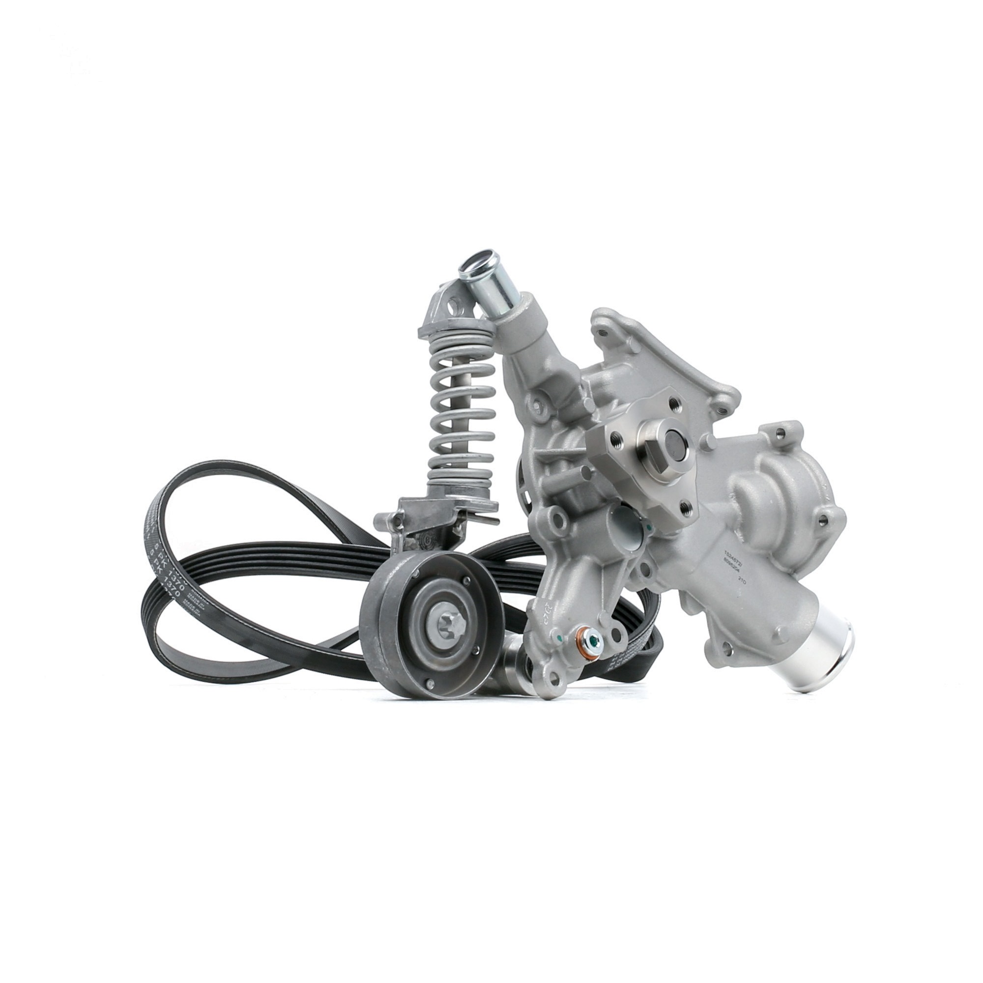 Įsigykite RIDEX Vandens siurblys + V formos rumbuotas diržas, komplektas Prekės Nr.: 4172P0087 už žemiausią 109,24 € kainą