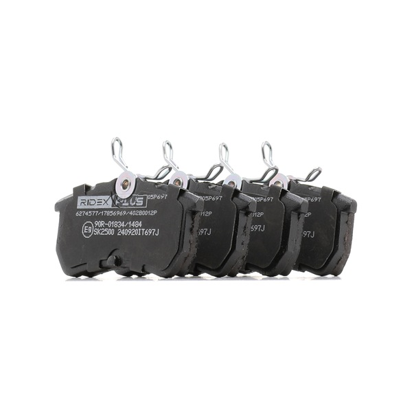 FORD 1.6 Flex 107 HP Petrol/Ethanol Brake pad set OEM 1075565 from RIDEX PLUS online zu günstigen Preisen