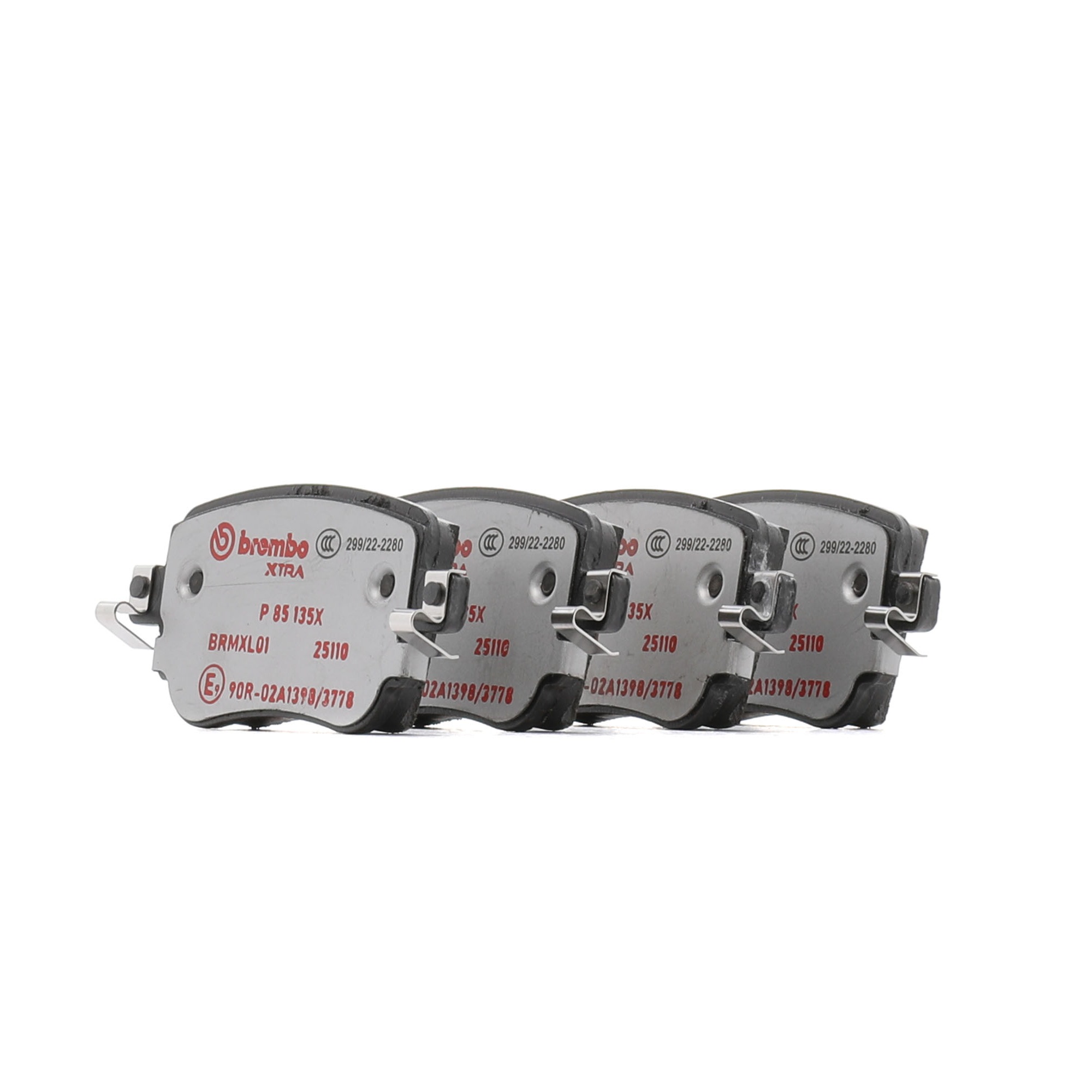 Įsigykite BREMBO Stabdžių kaladėlės Prekės Nr.: P 85 135X už žemiausią 81,98 € kainą