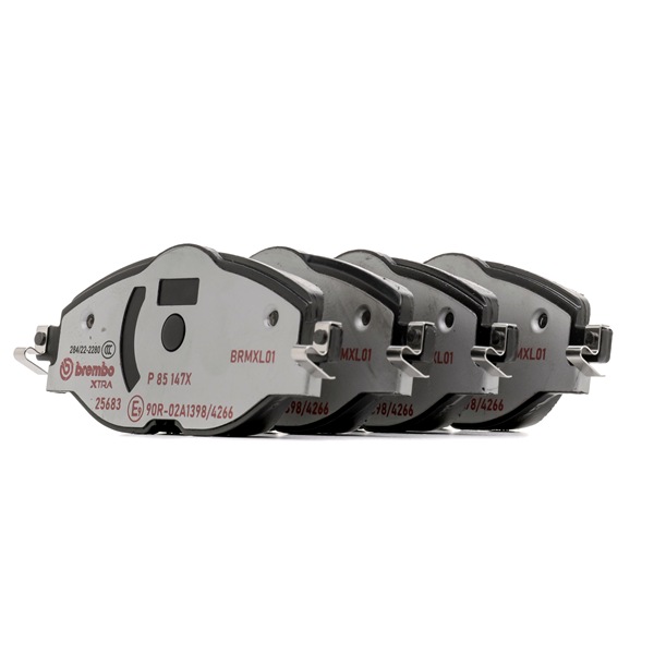 Kupte si levné originální Sada brzdových destiček, kotoučová brzda P 85 147X porovnatelné s 2K5698151E OEM čísly online