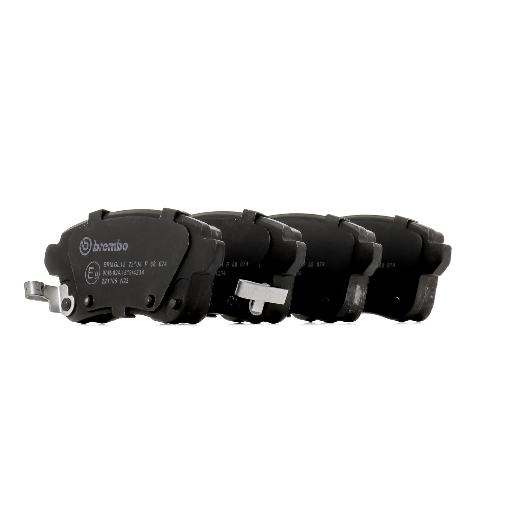 Įsigykite BREMBO Stabdžių kaladėlės Prekės Nr.: P 68 074 už žemiausią 52,45 € kainą