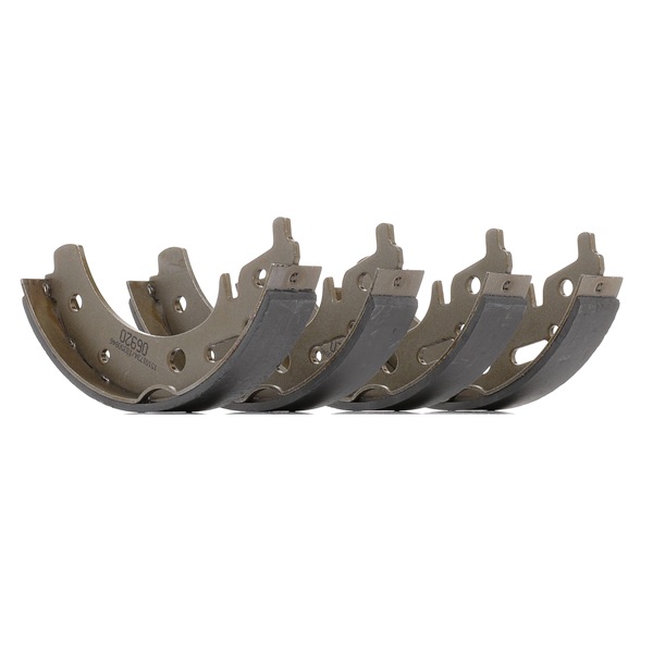 Juego De Zapatas De Freno Trasero Para Trabant P 601 0.6 – Eje Trasero – MAPCO, 4 Piezas