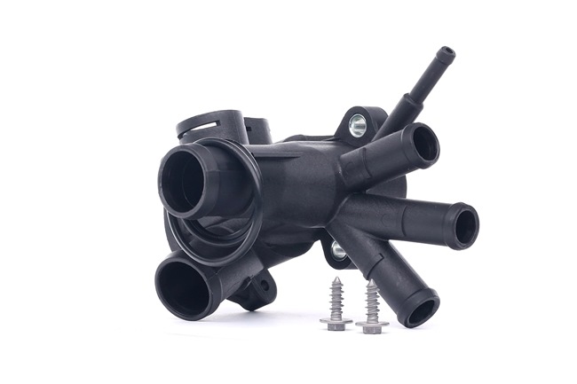 VW Golf II Hatchback (19E, 1G1) 1984 Water outlet FEBI BILSTEIN OEM 030121117L, 030121117LS1, 055121011